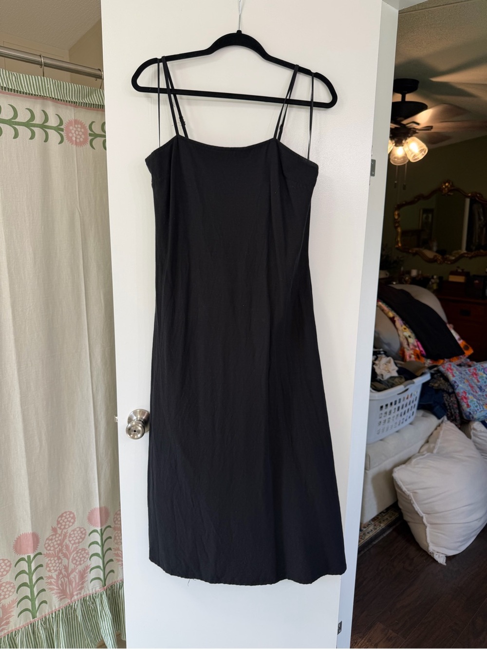 Black Linen Dress